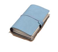 TXLEAPEY Creative Notebook Travel Ledger A6 Loose-leaf Simple Diary Retro Portable(Color-8)