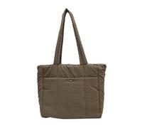 TXLEAPEY Solid Color Lady Laptop Handbags Large Capacity Puffer Shoulder Bag Top Handle Soft Cotton Women Cloud Tote Female(Green)