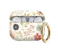 Txocouk Case Compatible with AirPod Pro 3 2025, Cute Protective Cover with Keychain for AirPod Pro 3rd Generation, Full Protection Case for Women Girls(Colorful Floral Blooms)