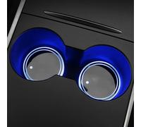 Txopaf 2PCS Car LED Luminous Cup Holder Coasters, For Jeep Renegade Freedom Trailhawk Compass Trailhawk Cup Holders Insert Coaster Non-slip Anti-Spilt Auto Interior Accessories