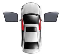 TXQDQSC Car Window mesh Shades for Peugeot 3008 2016-2024, Car Side Window Sunshade UV Protection Shade Blinds Covers Accessory,2pcs-Front-Doors
