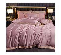 TXQHD Duvet Cover Set Skirt Style Cotton 4-piece Daisy Embroidery Bedding Lace Quilt Bed 1.5m
