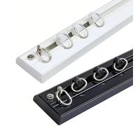 TXQHD Ultra Thin Curtain Track - 70-600cm Ceiling Curtain Track - Ceiling Track for Curtains - Room Divider Curtain Rod Ceiling Mou
