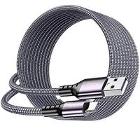 Txtcu Extra Long USB C Cable 8M, PS5 Controller Charger Premium Braided A to Type Cord, for Samsung Galaxy S10/S9/S8 Plus, Note 10 9 8, PS5, LG V30 V20 G6 G5, Moto, Huawei P30, Grey