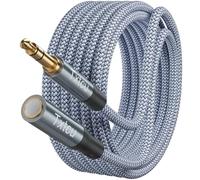 Txtcu Headphone Extension Cable 0.3M, 3.5mm Stereo Jack Cable Male to Female aux Extension Cord Headphone Extension Cord for Laptop iPhone iPad Tablet Headphone TV PS4 MP3 Speaker Smartphone