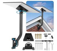Txtcu Starlink Gen 3 Mount, Adjustable Starlink Mounting Kit Compatible with Starlink Standard 4/4X/V3, Starlink Pole Mount Starlink Gen 3 Pipe Adapter, Starlink V3 Wall Mount/Roof Mount Eave