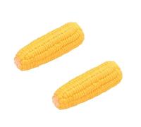 Txuolin 2Pcs Pet Dog Puppy Latex Corn Shape Squeaky Bite-Resistant Interactive Play Chew Toy Pet Supplies Dog Toy Corn, Toys Aggressive Chewers for Small/Medium/Large