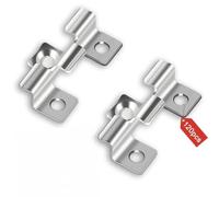 txuzong Pack of 120 WPC Decking Clips Stainless Steel Clamp Width 7 mm Invisible Attachment for Solid Wood and Composite Wood Rustproof and Weather-Resistant