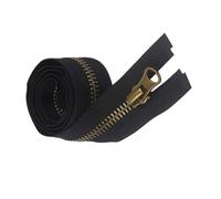 txuzong YKK Style #8 Metal Zip 65cm 26 Inch, Heavy Duty Brass Zipper | for Jackets Coats, Separable Zip Fastener for Backpacks & Outdoor Wear