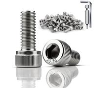 TXXATX 25 Pcs Allen Socket Head Cap Screws M6x16 mm Hex Bolts 304 Stainless Steel Cylinder Socket Screws DIN 912 /ISO 4762 Allen Key Bolts Fully Threaded Machine for Home Bicycle Furniture Repair