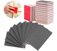 TXXATX 27 Pieces Sanding Sponge 180-3000 Grits Sponge Sanding Pads Wet and Dry Blocks Sandpapers Flexible Pads Washable and Reusable for Drywall Wood Furniture Metal Polishing Painting Auto Repair
