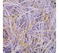 TXXATX 270g Shredded Tissue Paper Purple and Gold Shredded Tissue Paper for Gift Boxes Packaging Filler Tissue Paper Shredded for Hamper Filling Gift Bags Packaging Decoration Basket Stuffing