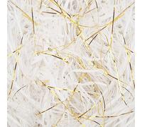 TXXATX 270g Shredded Tissue Paper White and Gold Shredded Tissue Paper for Gift Boxes Packaging Filler Tissue Paper Shredded for Hamper Filling Gift Bags Packaging Decoration Basket Stuffing