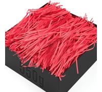 TXXATX 550g Shredded Tissue Paper for Gift Boxes Red Tissue Paper Shredded Soft for Hampers Packaging Filler Hamper Gift Box Decoration Basket Stuffing Party Wedding Festival