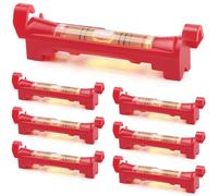 TXXATX 7 Pcs String Line Level Post 75mm Hanging Bubble Line Impact Resistant Spirit Level for Plumbing Surveying Bricklaying Engineering Metalworking Tiling Building Trades