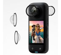 TXXCLOE 2PCS Replacement Protective Lens Cover Compatible with X3, for Insta360-X3 Sticky Lens Guards PC Protective Covers Cap for Insta-360-X3, Waterproof Plastice 360 Action Camera Accessories
