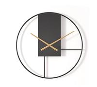 TXXM Wall Clocks Wall Clock Living Room Creativity Clock Watch Home Mute Electronic Quartz Clock (Size : 50cm)