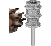 TXZGM Stress-Free Dog Nail Grinder Diamond Bit Attachment for Dremel - Refill Tip & Replacement Head Fit Dremel 7760 & 7350, for Small to Large Pet Dogs/Cats, Thick Nail Grooming (B)
