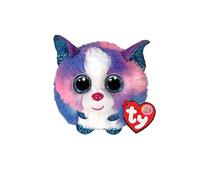 TY 2007541 Cleo Husky Puffies Plush Animal, Multicolor