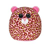 TY 2007567 Lainey Squishaboo 10" Leopard kuscheliges Kissen Age 3+, Multicolor, 20 cm