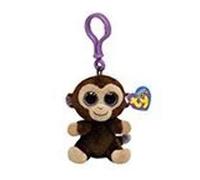 TY Beanie Boo Key Clip Monkey Coconut Beanie Boos Multi One Size