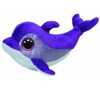 TY 36712 - FLIPS - PURPLE DOLPHIN WITH GLITTER