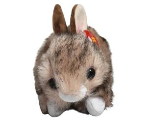TY 42115 Buster Brown Bunny Beanie Boos Rabbit Plush Toy, Brown