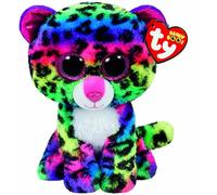 TY 584003 Dotty the Leopard Stuffed Animal, Mehrfarbig, 15 cm