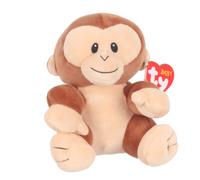 TY Baby Plush Animal Soft Toy Cuddle Play Kids Beanie 6” - Monkey (Banana)