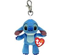 Ty Beanie Babies Clip - Stitch - Disney Lilo & Stitch - Soft Plush, No Sound, 12 cm (T34013)