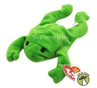 Ty Beanie Babies Legs the Frog Plush 1993