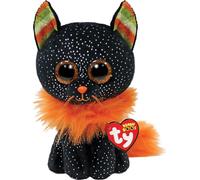 Ty Morticia Cat Orange Beanie Boo Regular | Halloween 2022 Beanie Baby Soft Plush Toy | Collectible Cuddly Stuffed Teddy
