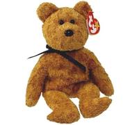 TY Beanie Baby - Fuzz The Brown Bear
