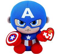 TY Beanie Baby Marvel Captain America Ty Multicolor