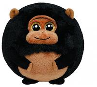 TY Beanie Ballz 7138042 Tank Ball Gorilla Black/Brown 12 cm