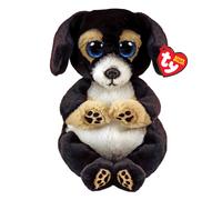 TY Beanie Bellies Collection Ranger the Baby Black Dog 15cm Soft Plush Toy