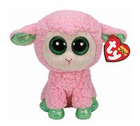 TY Beanie Boo 6" Plush Pink and Green Leyla the Sheep