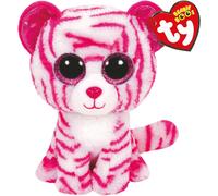 TY Beanie Boo Asia Pink & White Tiger Medium 36823 9" LONG NEW