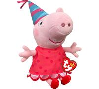 TY Peppa Pig Beanies 20th Anniversary Regular - Soft Plush Toy for Kids, Baby Toy, Teddy, Collectible Stuffed Plushies