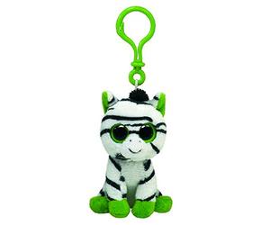 TY Beanie Boo Boos 3 Inch Key Clip - Zig Zag The Zebra