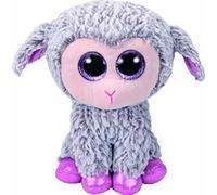 TY Beanie Boo Dixie Grey Sheep Medium 37257 9" TALL NEW