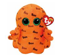 TY Beanie Boo Ghoulie Orange Halloween Ghost Medium 37079 9" TALL NEW