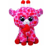 TY Beanie Boo Junglelove Giraffe with Heart Medium 36973 9" TALL NEW