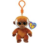 TY Beanie Boo Key Clip Brown Monkey Bongo