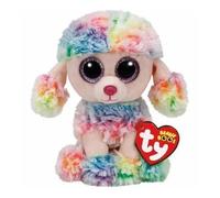 TY Beanie Boo Rainbow Pastel Poodle Medium 37145 9" TALL NEW