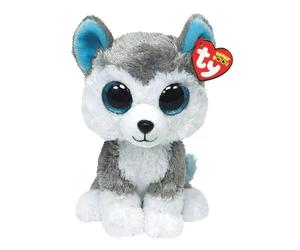 TY Beanie Boo Slush Husky Dog Medium 36902 9" TALL NEW