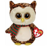 Ty Beanie Boo Wise the Owl Medium 9-inch Soft Plush