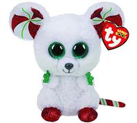 TY/Beanie Boos 6" CHRISTMAS EDITION - Chimney the mouse, Perfect Plush!