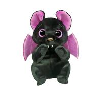 TY Beanie Boos - Batiste the Bat with Big and Sparkly Purple Eyes Plush Toy with Big Glitter Eyes - 15cm - T37384