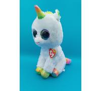 Ty Beanie Boos Buddy - Pixy The Unicorn Medium sized Soft Toy. S63A